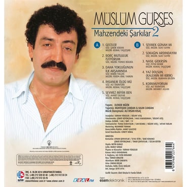 Müslüm Gürses - Mahzendeki Şarkılar 2 (Plak)