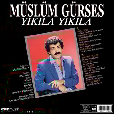 Müslüm Gürses - Yıkıla Yıkıla (Plak)