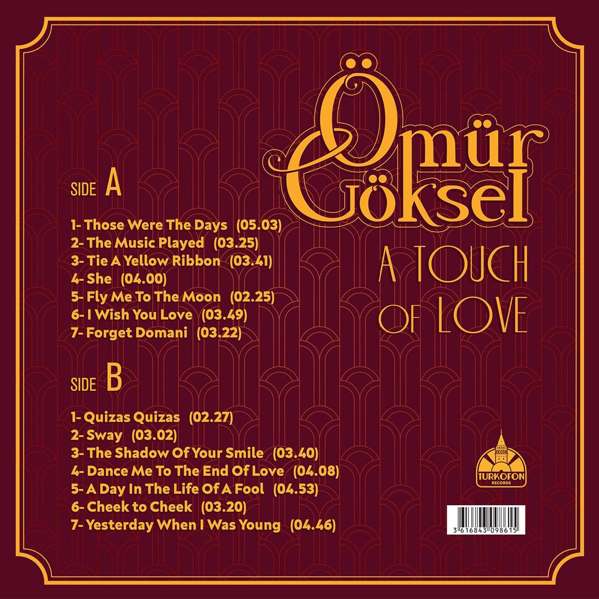 A Touch Of Love - Plak