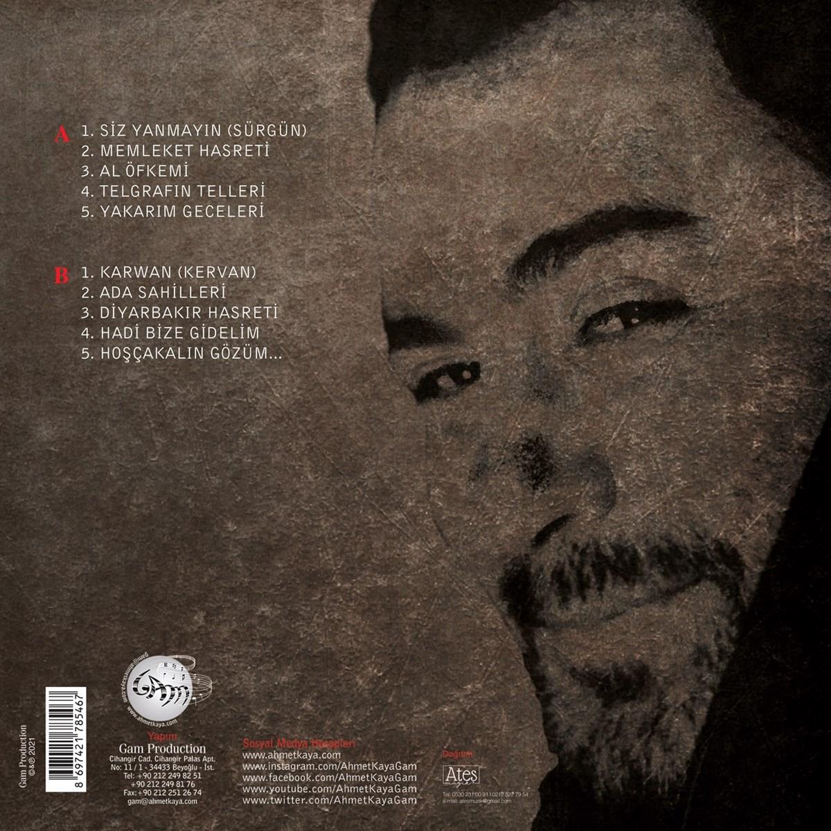 Ahmet Kaya - Hoşçakalın Gözüm (Plak)