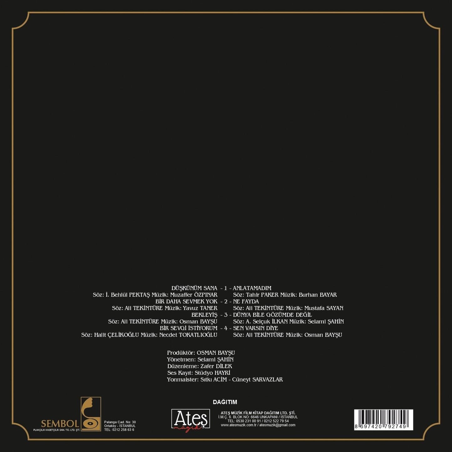 Bülent Ersoy - Düşkünüm Sana (Schallplatte)