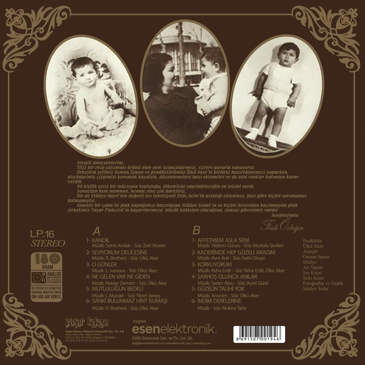 Ferdi Özbeğen - Seviyorum Delicesine (Schallplatte)