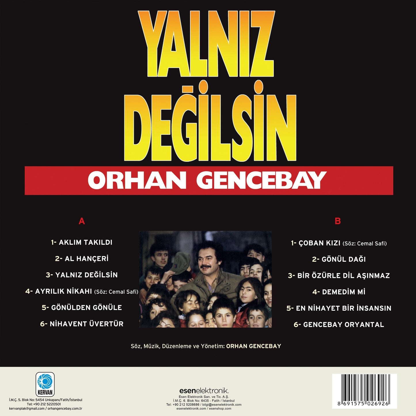 Orhan Gencebay - Yalnız Değilsin (Schallplatte, Vinyl, Plak)
