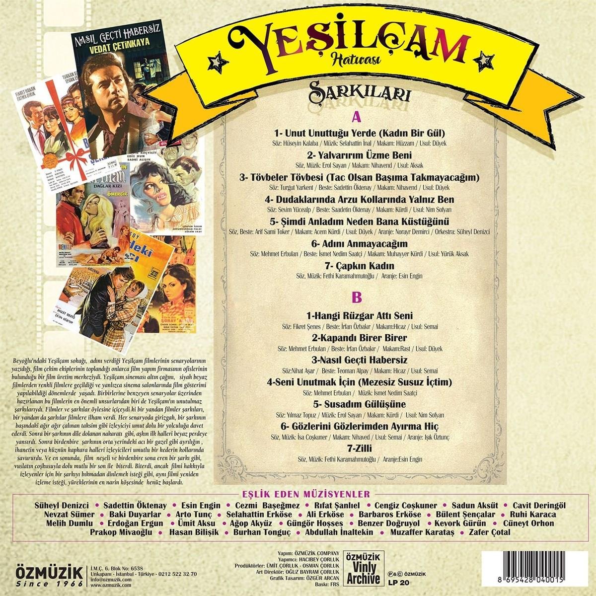 Yeşilçam Şarkıları - Nasıl Geçti Habersiz (Schallplatte)