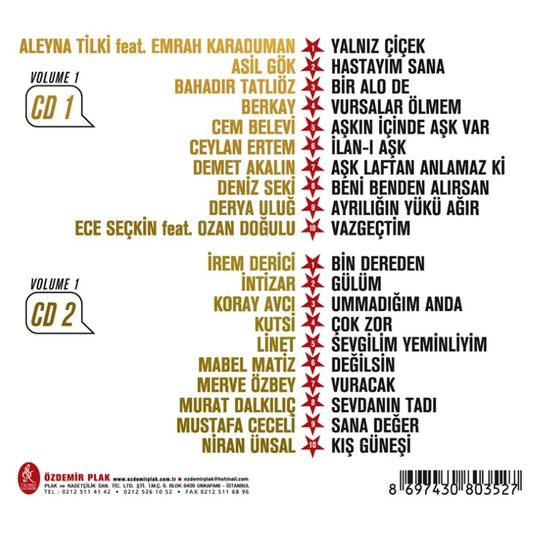 Yıldız Tilbe - Yıldız'ın Şarkıları Vol.1 - 2 CD ( CD)