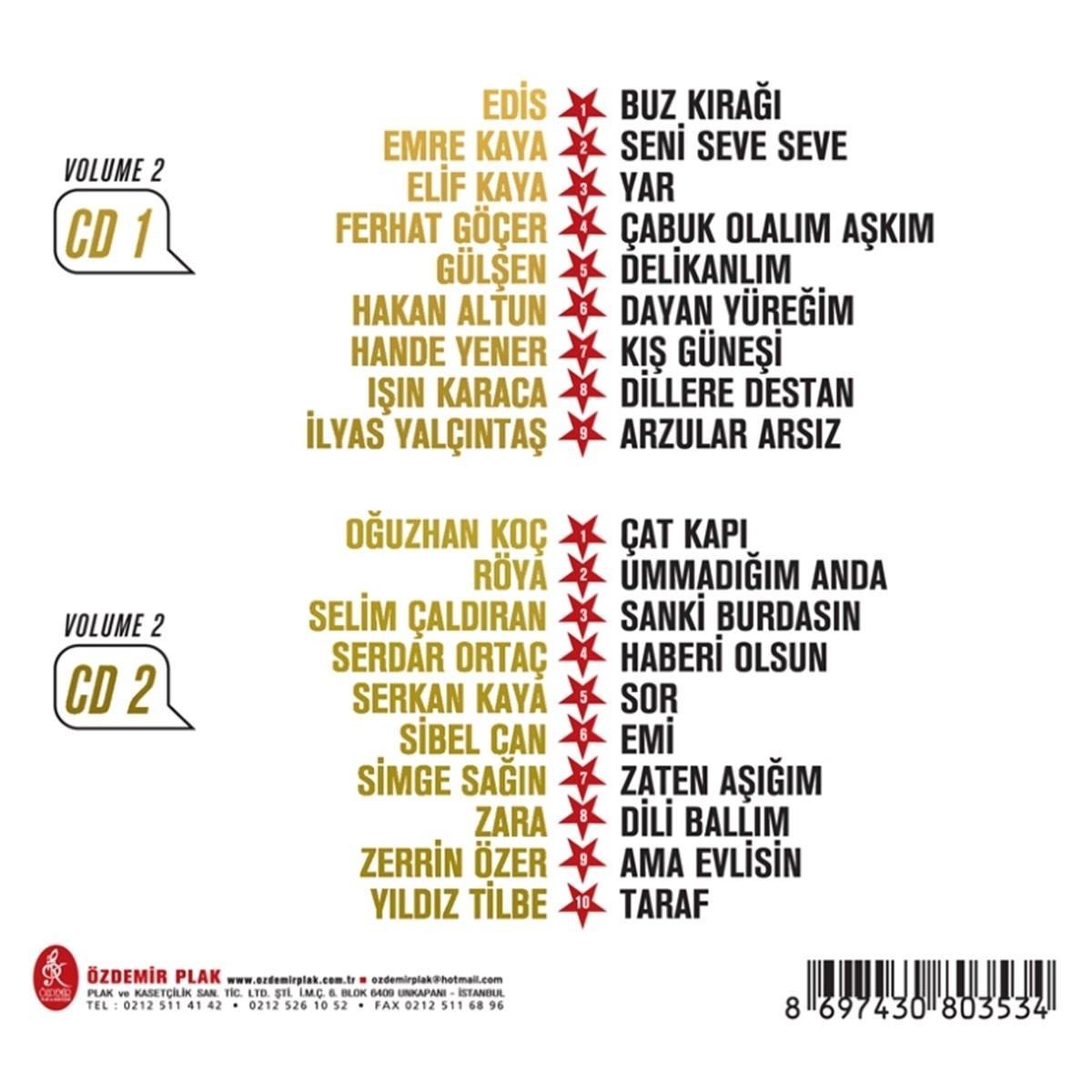 Yıldız Tilbe - Yıldız'ın Şarkıları Vol.2 -2 CD (C D)