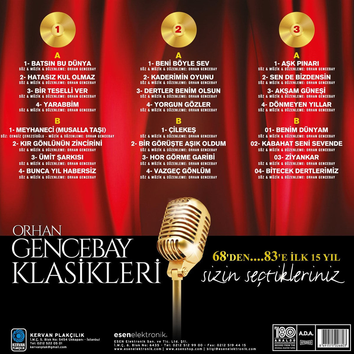 Orhan Gencebay - Klasikleri Vol. 1 (3 LPs)