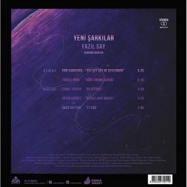 Fazıl Say- Yeni Şarkılar (Plak)