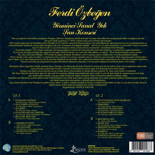Ferdi Özbeğen -20.Sanat Yılı Şan Konseri (2 LPs)