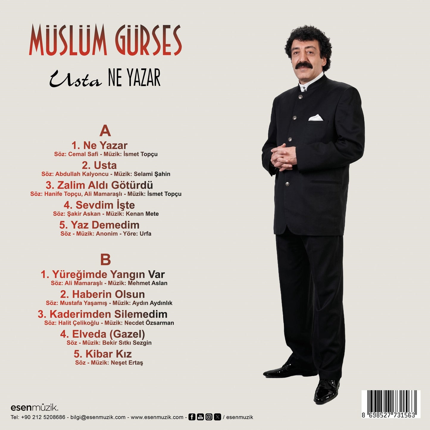 Müslüm Gürses - Usta Ne Yazar (Schallplatte, Vinyl, Plak)