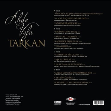 Tarkan - Ahde Vefa (Plak)