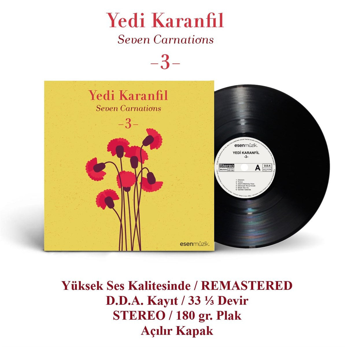 Yedi Karanfil 3 (Enstrümantal) - Plak